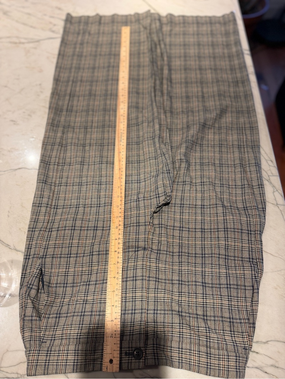 Madewell Plaid Trousers in Tan, Navy, Grey, Cream
